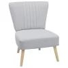 Beliani Fauteuil VAASA - Grijs Polyester