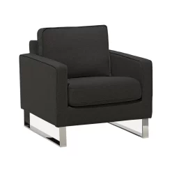 Beliani Fauteuil VIND - Grijs Polyester