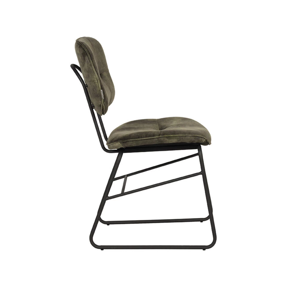 LABEL51 Eetkamerstoel Dez - Hunter - Velours - Image 3