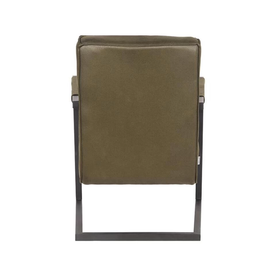 LABEL51 Fauteuil Denmark - Army Green - Microfiber - Image 4