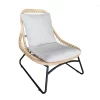 Brix - Fauteuils Brix Bowi - Rotan En Staal - 80x68x75