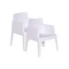 Garden Impressions Tuinstoel Box The Original Wit - 2 Stuks
