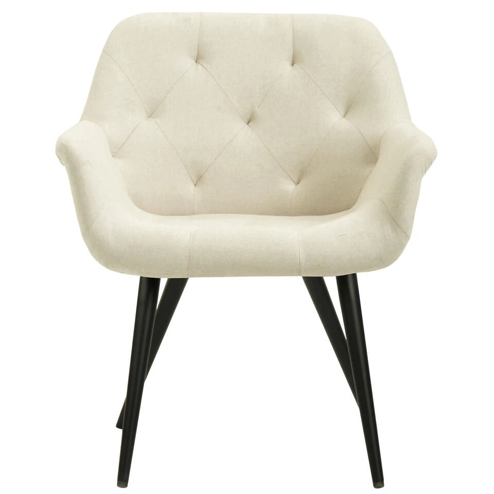 CLP Eetkamerstoel Langford Stof - Crème - Image 2