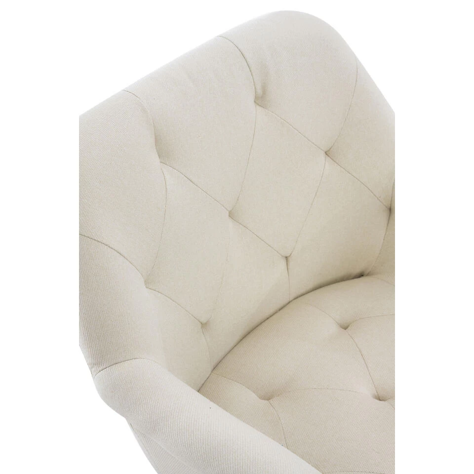 CLP Eetkamerstoel Langford Stof - Crème - Image 4