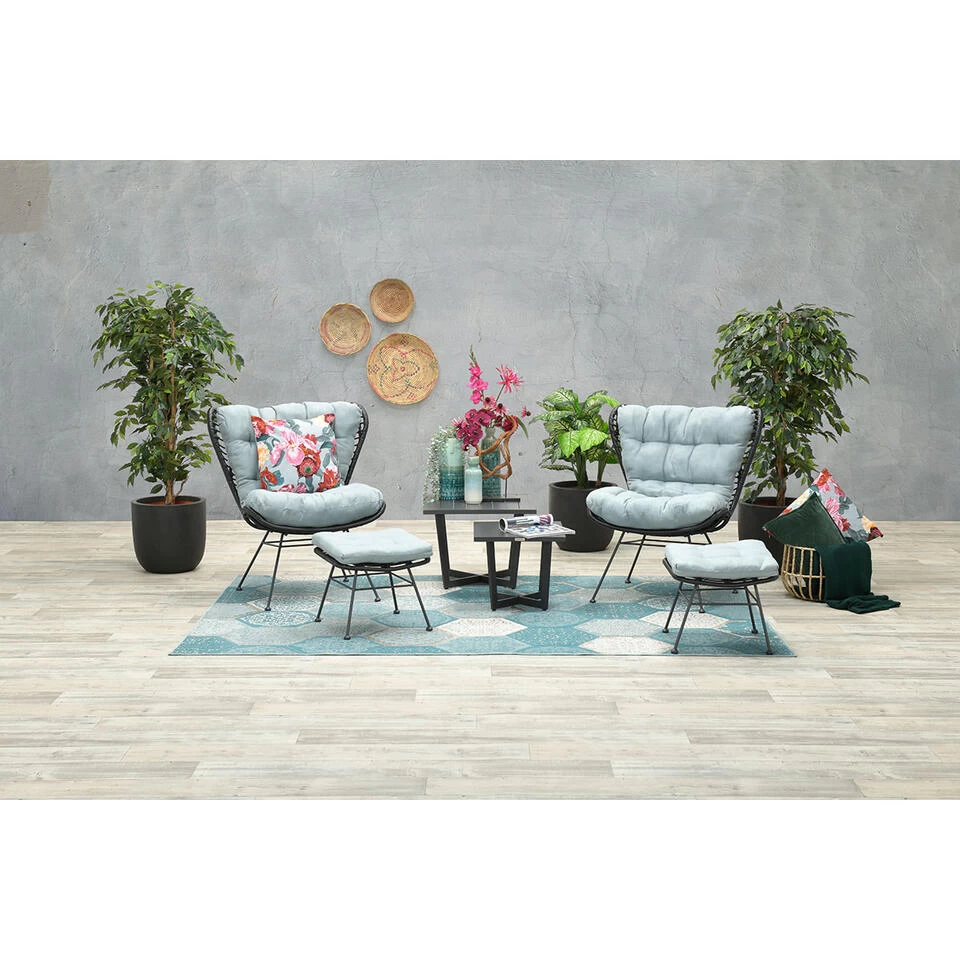 Garden Impressions Melfort Relax Loungestoel - Zwart - Image 2