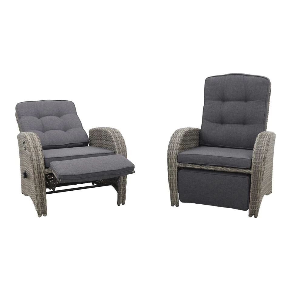 Casablanca Verstelbare Loungestoel - Set Van 2