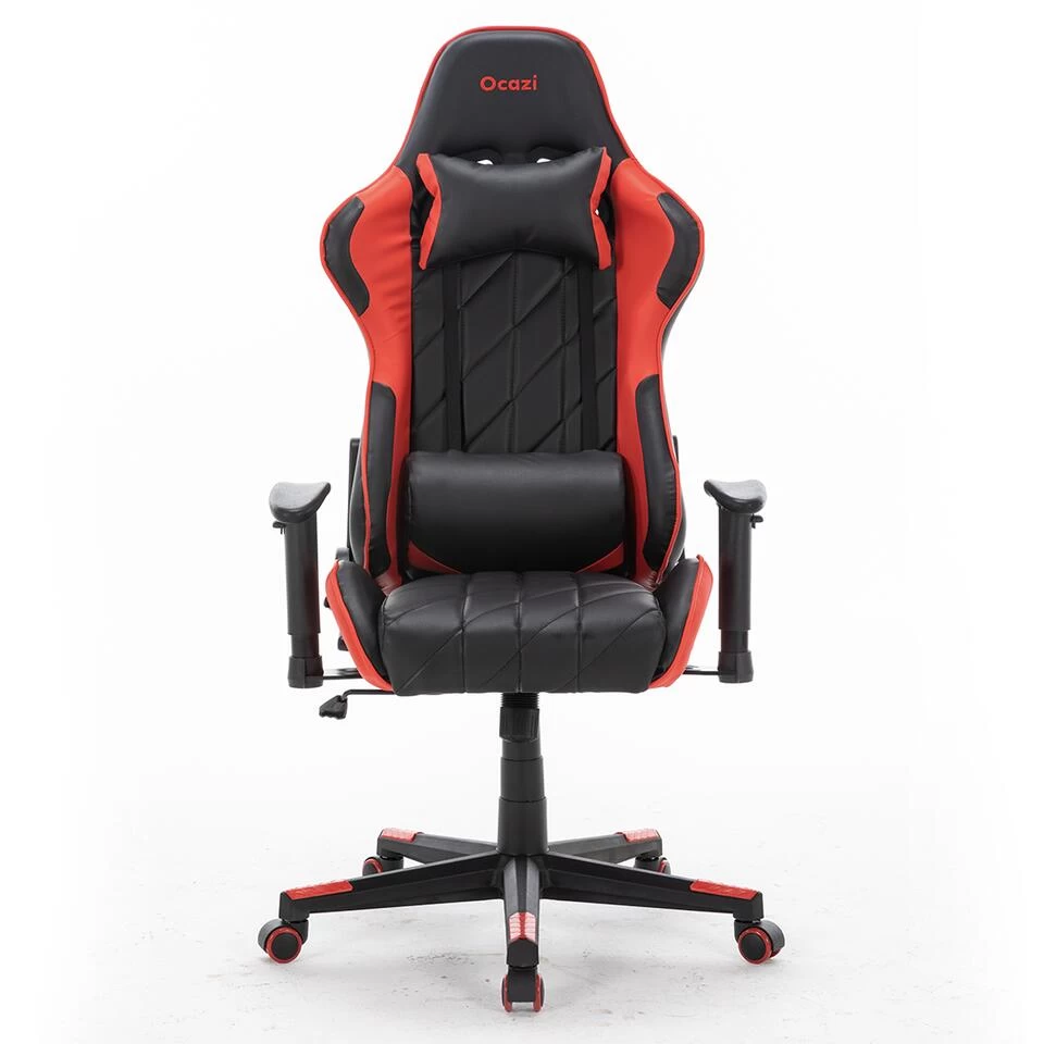 Gamestoel Nevada - Zwart / Rood - Gaming Stoel - Bureaustoel - Image 3