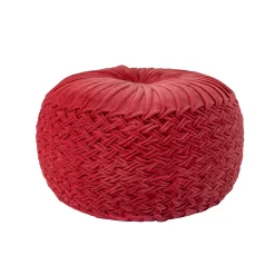 Giga Meubel Poef Rond Roze - 50x50x50cm - Poef Maaike