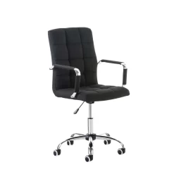 Clp Bureaustoel Deli V2 Stof Zwart