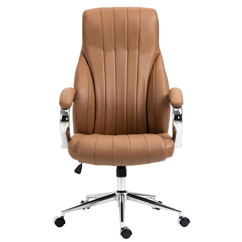 Clp Bureaustoel Wigan Leder Licht Bruin - Image 2