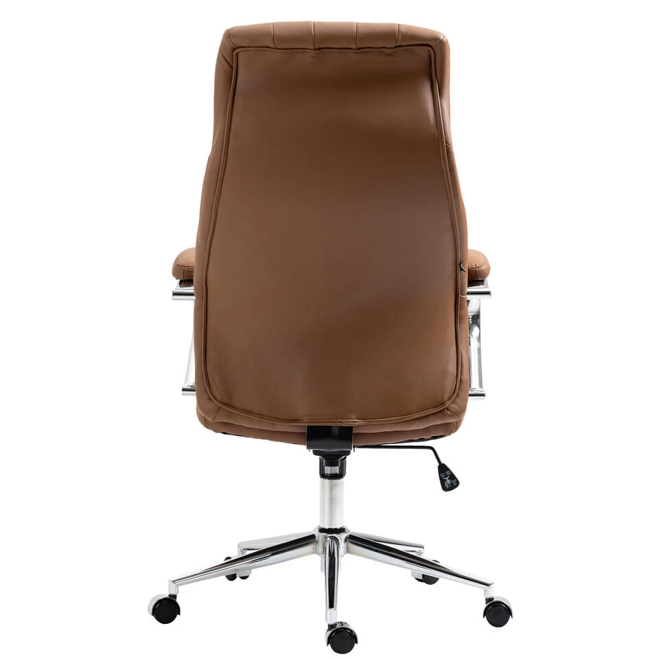 Clp Bureaustoel Wigan Leder Licht Bruin - Image 4