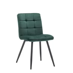 Furnihaus Eetkamerstoel Collin Velvet Groen
