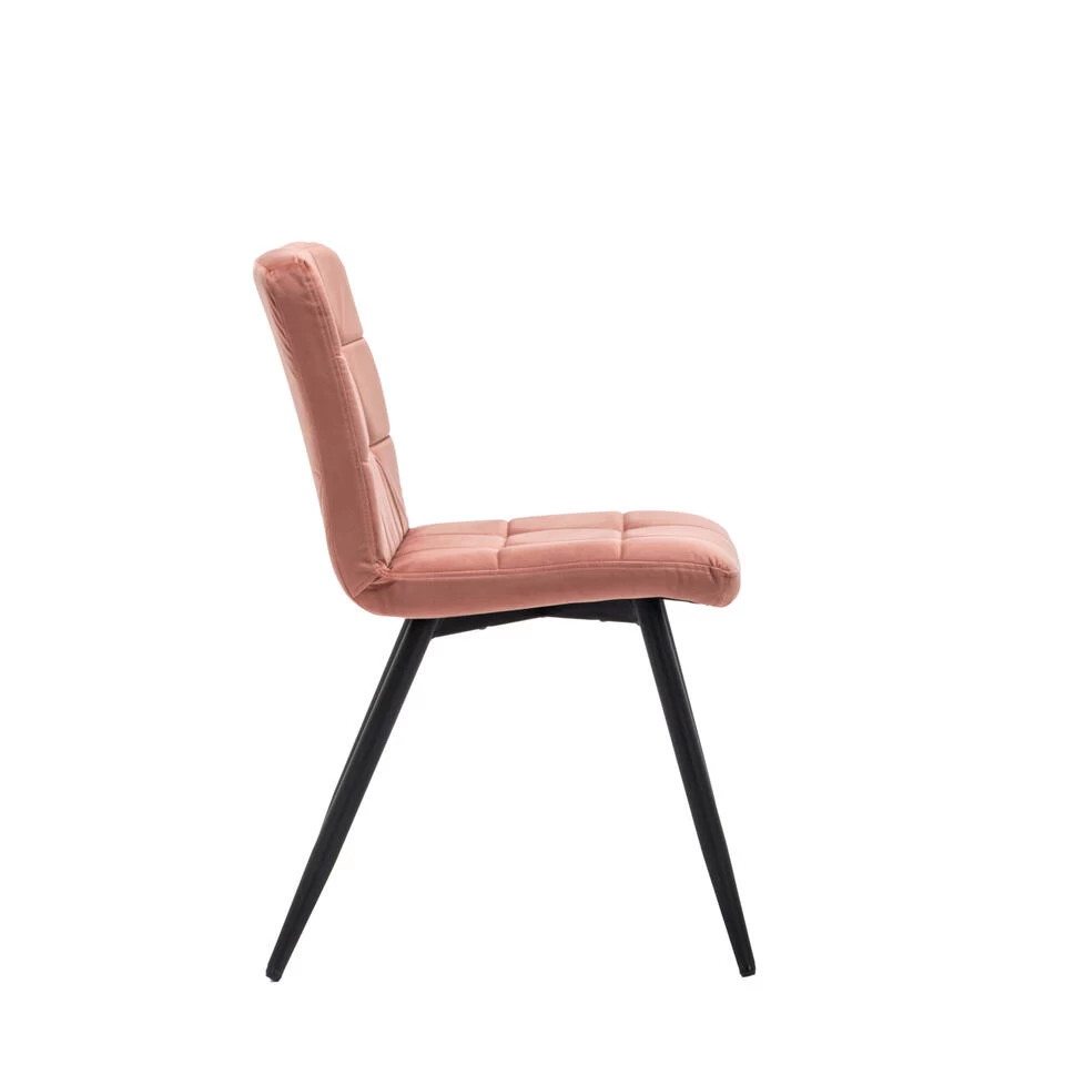 Furnihaus Eetkamerstoel Collin - Roze - Set Van 2 - Image 4