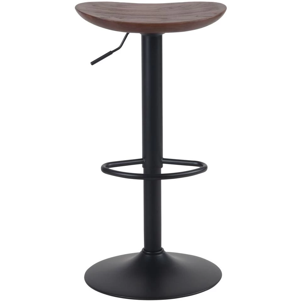 CLP Barkruk Skelde Hout Walnoot - Image 2