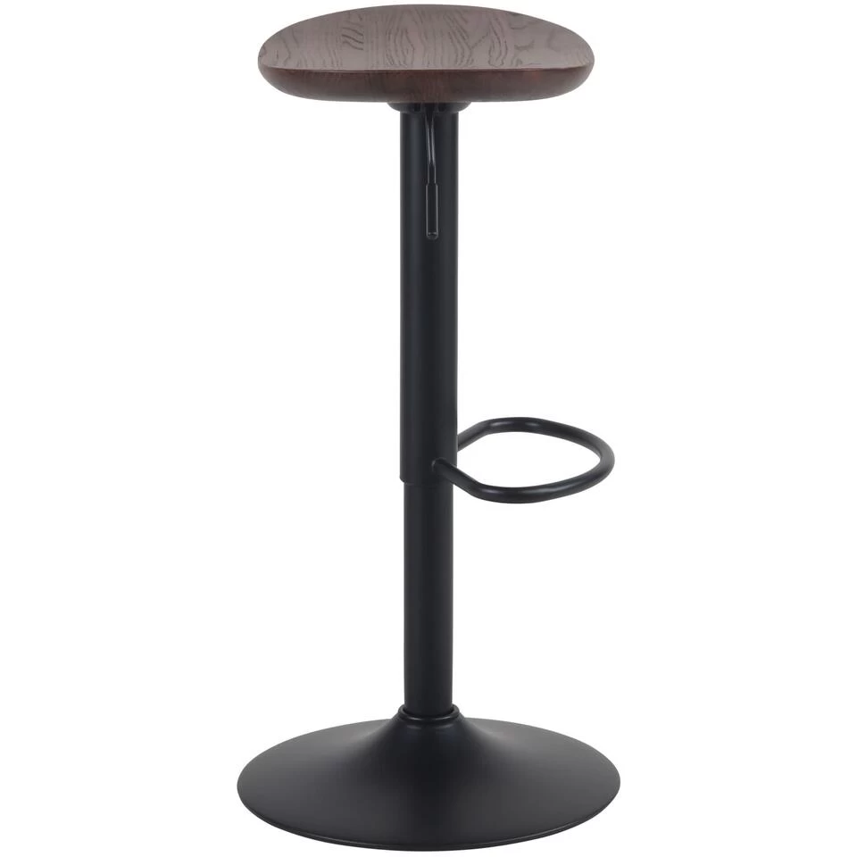 CLP Barkruk Skelde Hout Walnoot - Image 3