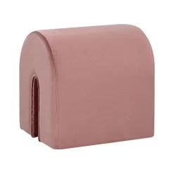 Beliani Poef MODOC - Roze Fluweel