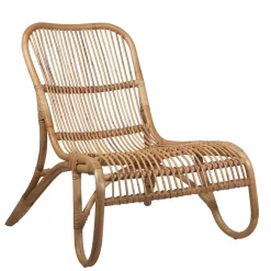 Giga Meubel Fauteuil Rotan Naturel - 107x69x135cm - Stoel Niagara