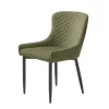 Giga Meubel Eetkamerstoel Velvet - Olijfgroen - Zithoogte 49cm - Stoel Ottowa