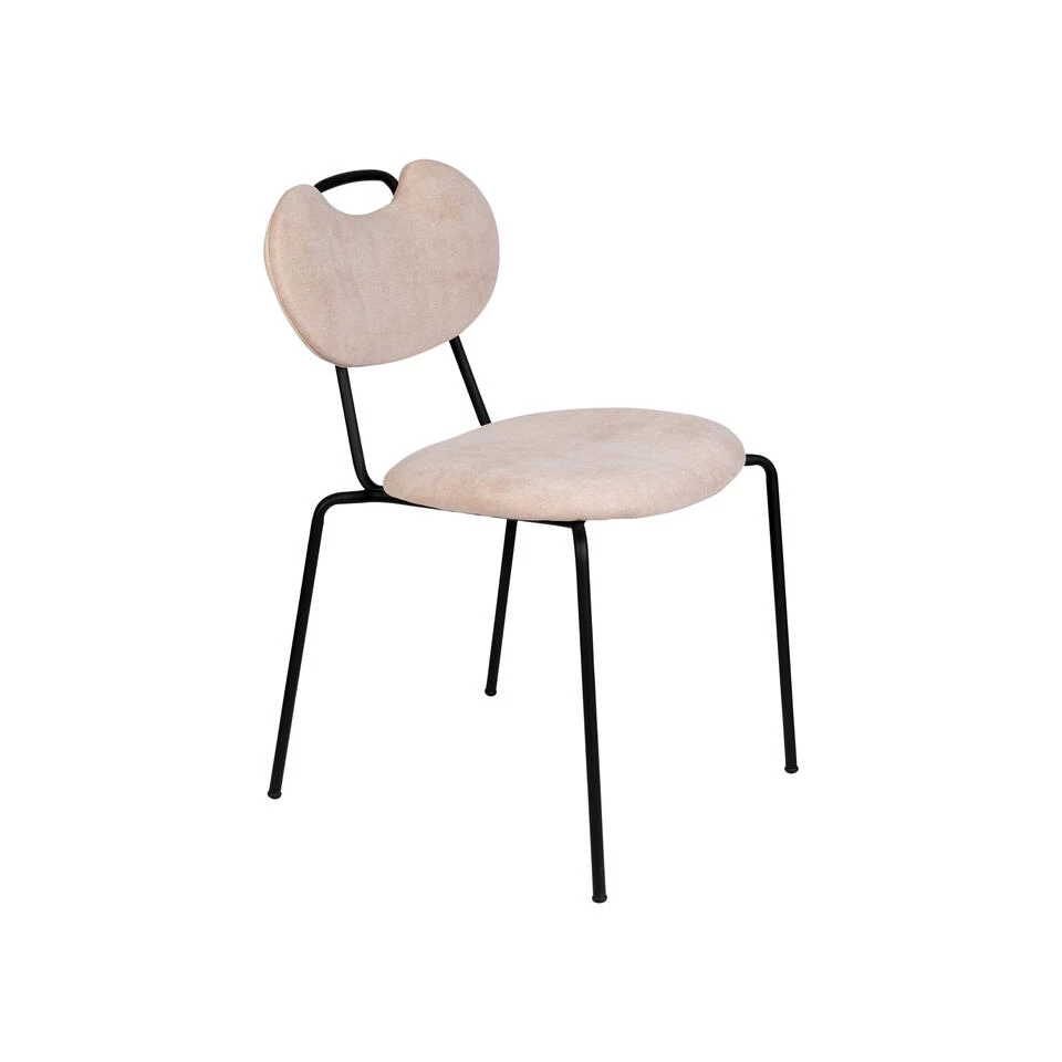 Rein Living Aspen Eetkamerstoel - Roze - Set Van 2 - Afbeelding 3