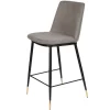 Puur Larvik Counter Barstoel - Stof - Grijs