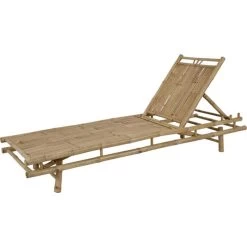 Levi Bamboe Ligbed - Bamboe - Bruin