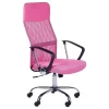 Beliani Bureaustoel DESIGN - Roze Mesh