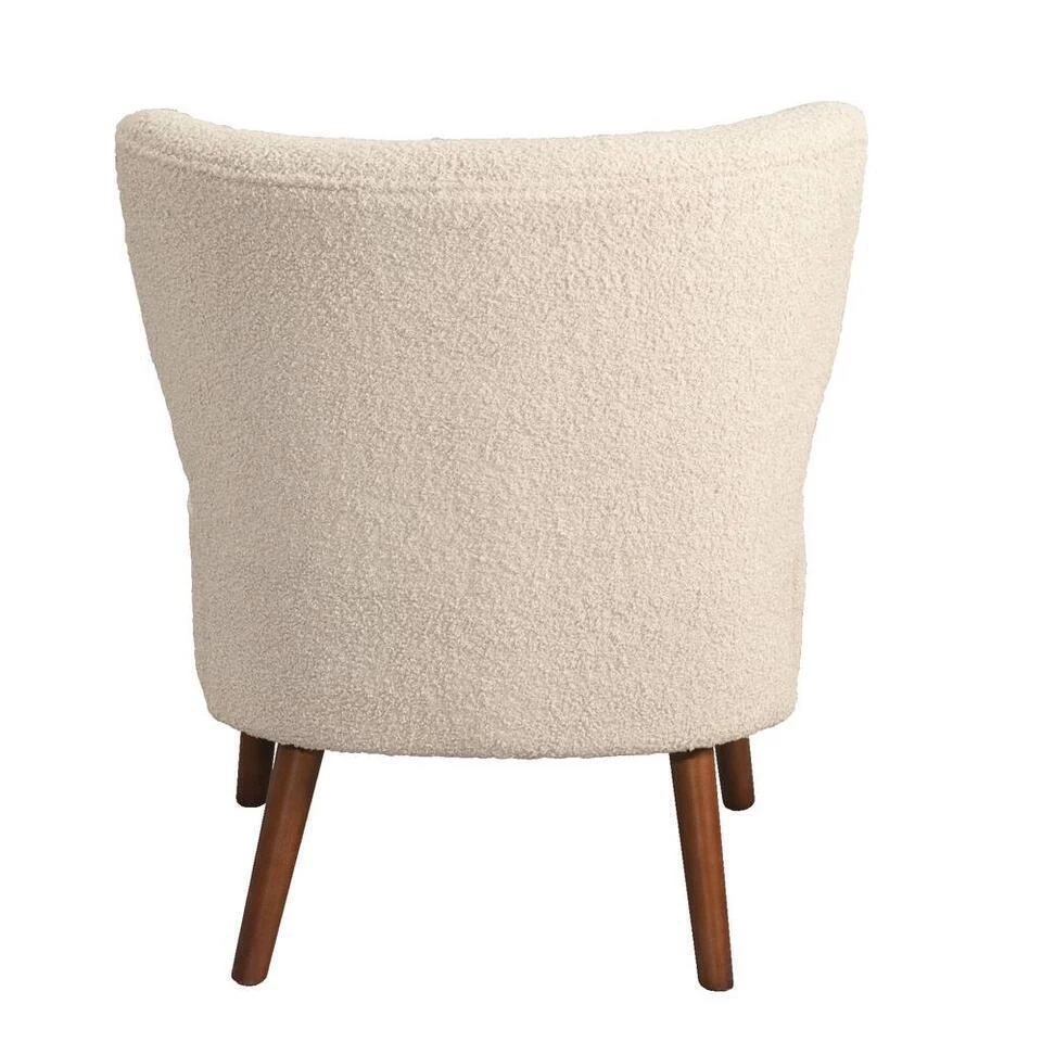 Fauteuil Lexi - Stof Teddy Crème - Image 3