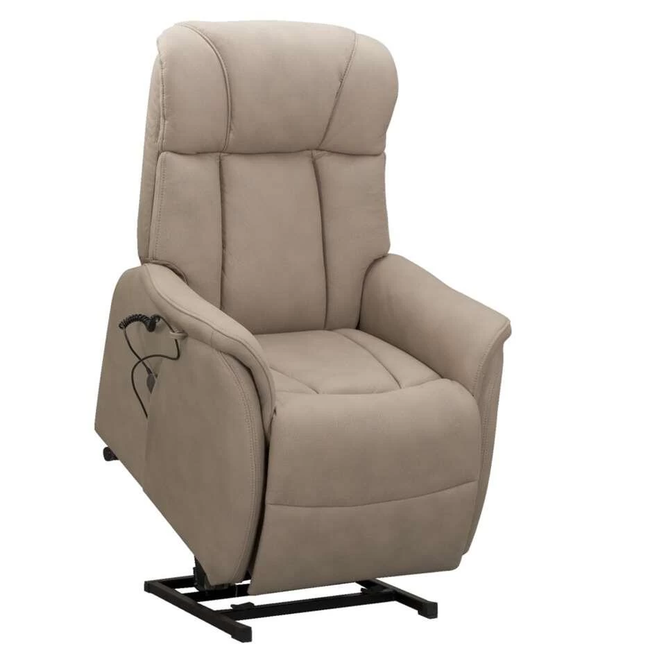 Relaxfauteuil Nebraska (sta -op) - Taupe - Image 3