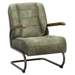 Fauteuil Ivar - Stof - Olijfgroen