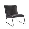 Fauteuil Cooper - Leatherlook - Grijs