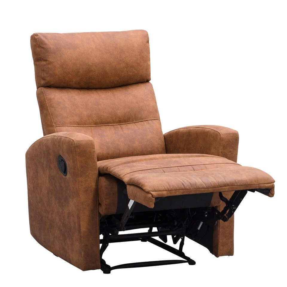 Relaxfauteuil Jackson - Stof - Cognac - Image 3
