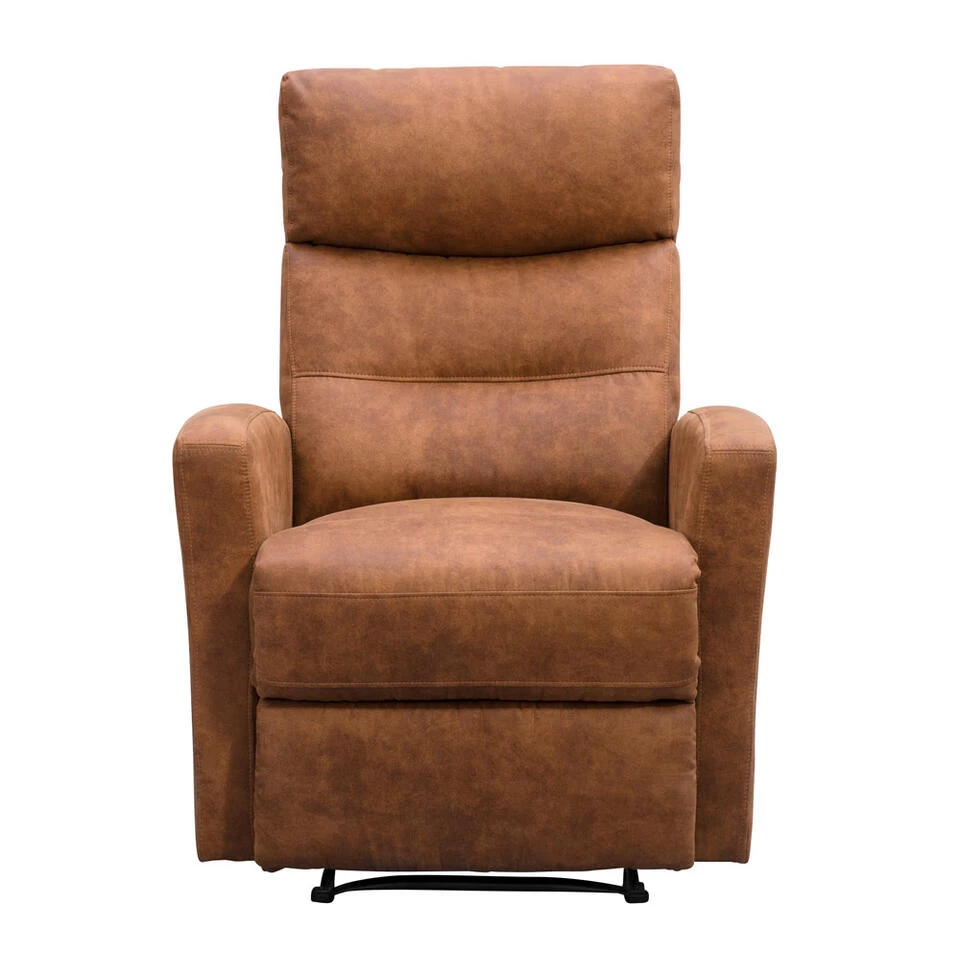 Relaxfauteuil Jackson - Stof - Cognac