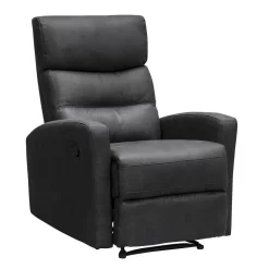 Relaxfauteuil Jackson - Stof - Zwart