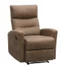Relaxfauteuil Jackson - Stof - Lichtbruin