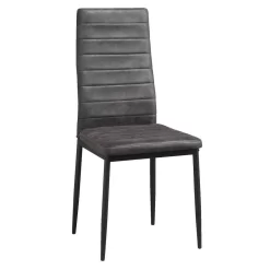 Eetkamerstoel Rowin - Stof - Antraciet