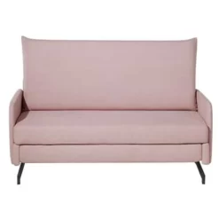 Beliani Tweezitsbank - BELFAST Roze Polyester