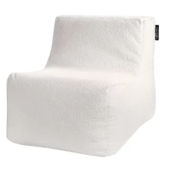 Loungestoel Bouclé - Off White - 80x60x65 Cm