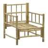 Loungestoel Tarifa Bamboe - Naturel - 82x66x75 Cm