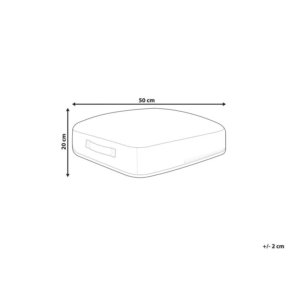Beliani Poef MELLAL - Multicolor Katoen - Image 3