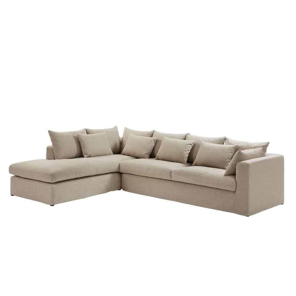 Hoekbank Eline Links - Zandkleur - Image 2