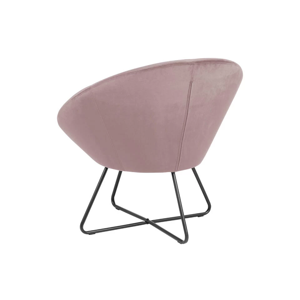 Fauteuil Forli - Fluweel - Roze - Image 2