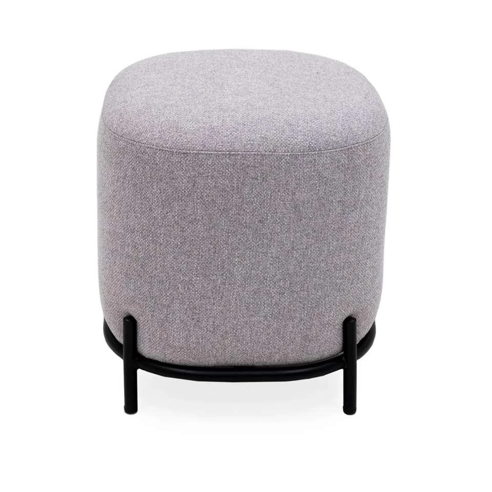 Tenzo Poef Harry - Grijs - 46x42x42 Cm - Image 2