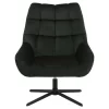 Fauteuil Devin - Stof - Donkergroen