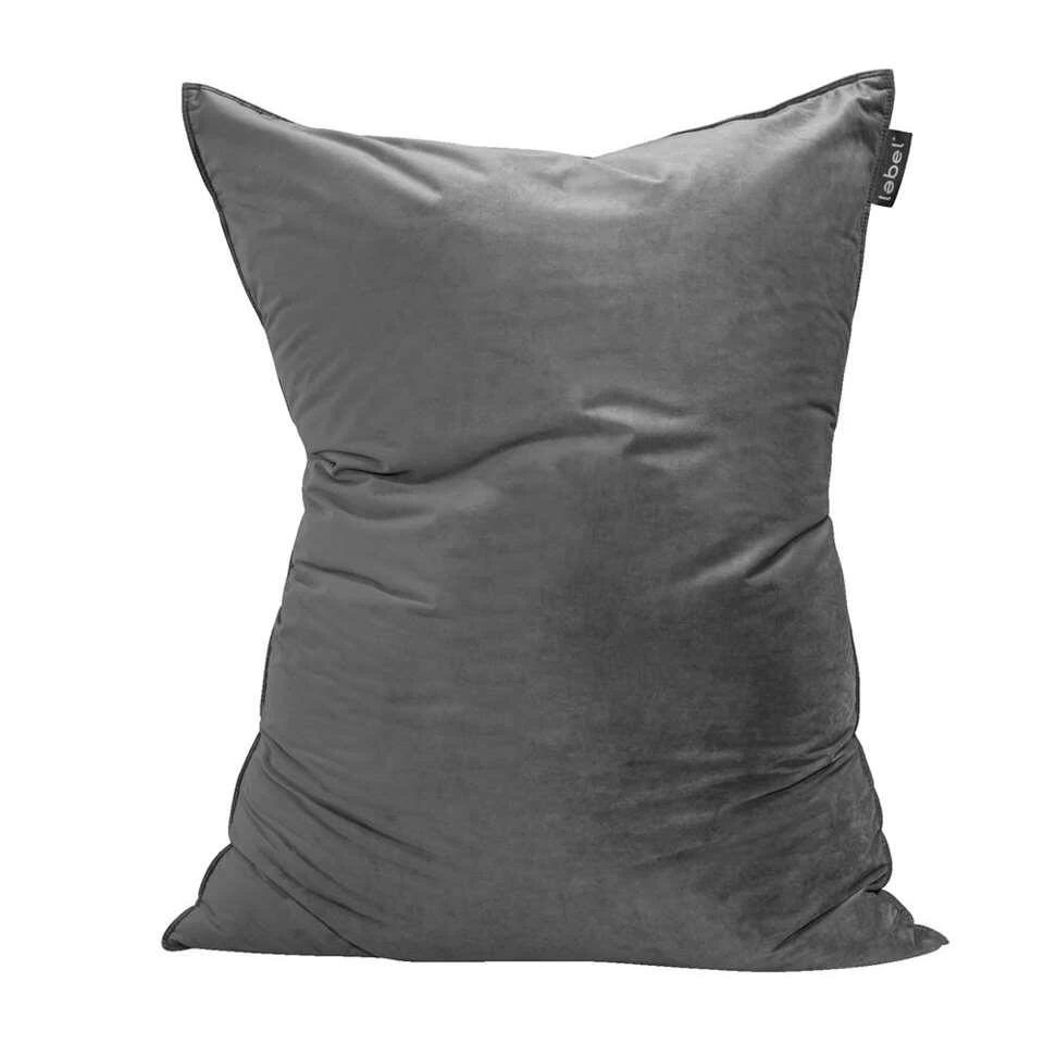 Zitzak Rib Velours - Antraciet - 100x150cm - Image 2