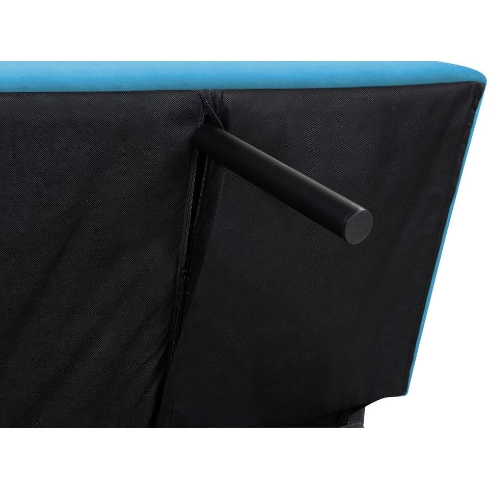 Beliani Driezitsbank - SILJAN Blauw Polyester - Image 2